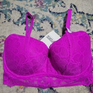 Victoria's Secret Vibrant Purple Lace Bra